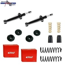 2x STOSSDÄMPFER + EIBACH FEDERN + DOMLAGER + SCHUTZKAPPEN HINTEN FÜR VW POLO 6N2