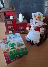 Räucher Set - Sikora Räucherofen, Oma im Schaukelstuhl, 2 Pck Räucherkegel Knox