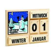 Jahreskalender - schwarze