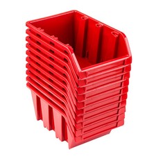 Set 10 x Stapelboxen NP16 rot