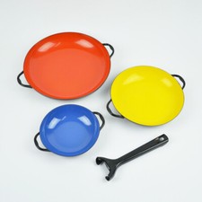 Krenit Denmark Pfannen - Design Herbert Krenchel - Vintage - Emaille - Eisen