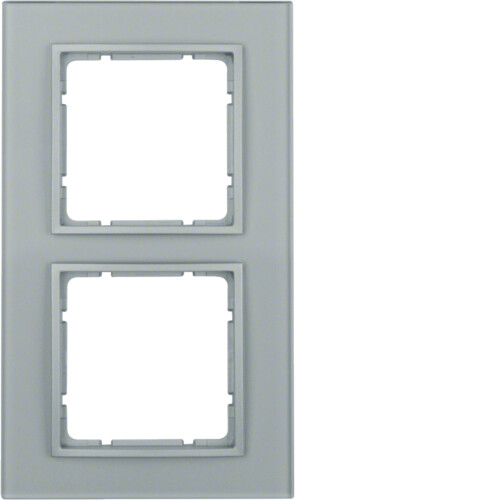 Berker glasrahmen glas alu - glasrahmen,