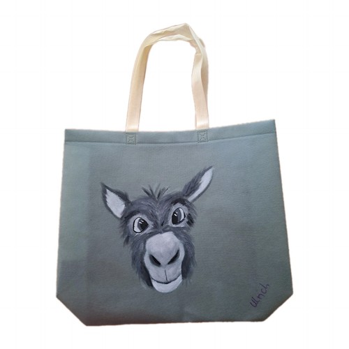 Tasche shopper handbemalt - tasche,