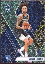 Dereck Lively II 2023-24 Panini Phoenix RC Teal Lazer Rookie #290 Mavericks