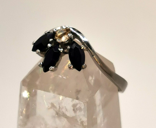 Vintage silberring mit - vintage,