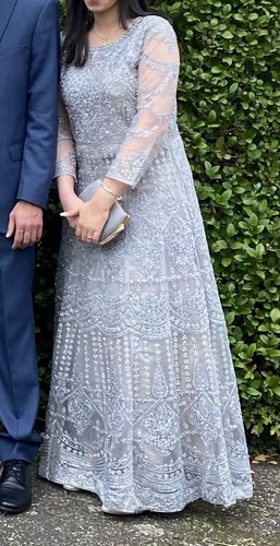 Bollywood kleid silber sehr - -, silber.