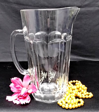 Schöne alte Glas Kanne, Krug