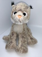 Kuschelwuschel Karstadt Plüschtier Kuscheltier Stofftier Luchs Katze Braun Weiß