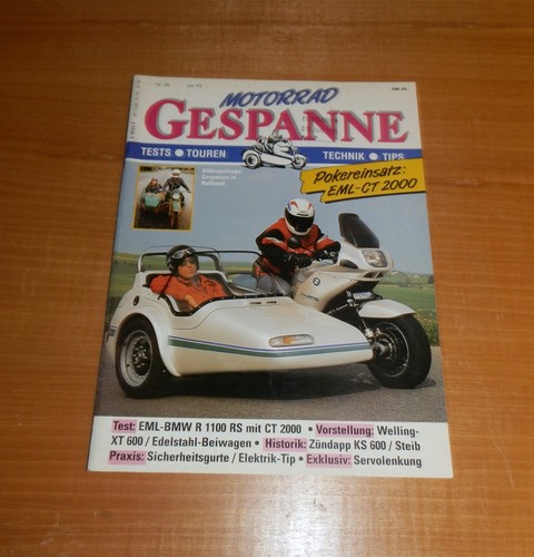 Motorrad gespanne juli 1995 - motorrad,