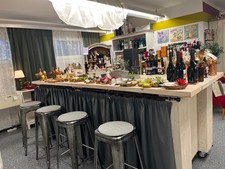 Verkaufstisch weiss lasiert