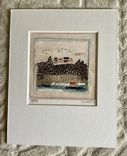 LOUTTRE B. Lithographie (Prägedruck), nummeriert 49/60 und signiert