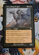 Marauding Knight ??  Invasion 110/350 Nm Magic the Gathering Mtg 2000 Rare 