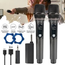 Kabelloses Karaoke Mikrofon Set Professionelle Funkmikrofon Set Wiederaufladbar