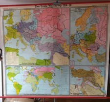 Rollkarte, Schulwandkarte