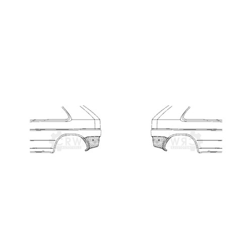 Seitenwand set links - links, rechts