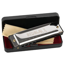 Mundharmonika 10 Loch mit Box C Dur Blues Harp Harmonika Geschenk Kinder Anfänge