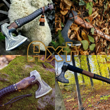 Handcrafted viking axes made - handcrafted,