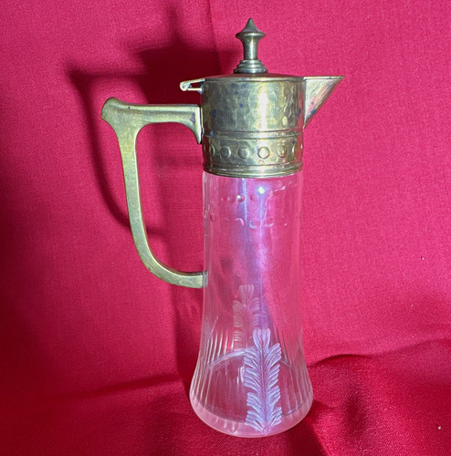 Jugendstil glaskanne karaffe - glaskanne,