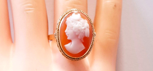 Gold ring 585 ooo - °,