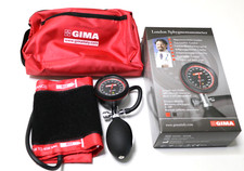 Gima 32726  London Manuelles BLUTDRUCKMESSER  Aneroid Sphygmomanometer,Rot/Black