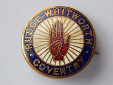 Rudge Whitworth Brosche alt & original mit Hersteller