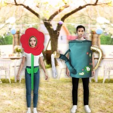 Lustiges Blumen & Gießkanne