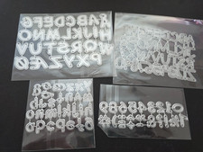 Stanzen Alphabet - Groß und