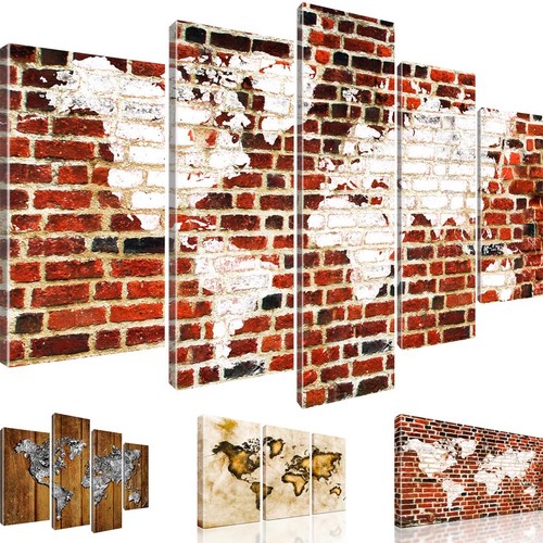 Weltkarte wandbild bilder auf - wandbild,