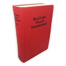 Beck sches Prozeßformularbuch Locher Mes Anwalt Gericht Prozess 7 Auflage Buch