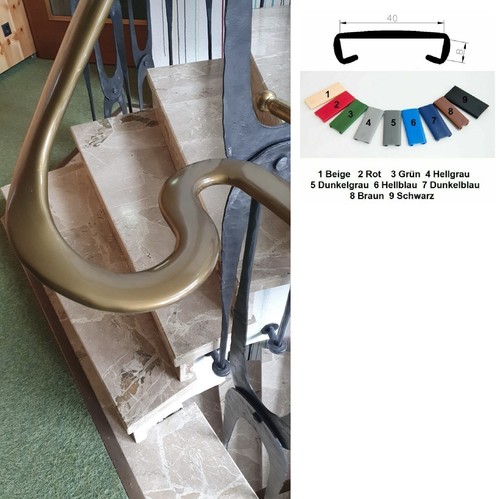 Pvc handlauf - 1m,