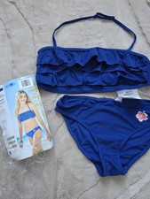 Süßer Mädchen Bikini Blau