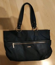 Blaue Mittelgroße L.Credi Handtasche Damen Damentasche