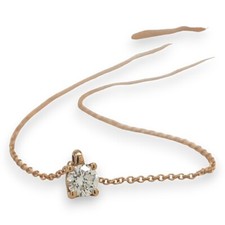 CHRIST Collier Kette 750/18k. Roségold Brillant H fl 0,25ct. ca. 43-45cm   -1026