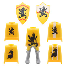 Playmobil Löwenritter Oberkörper Schild Zubehör Ersatzteile 4871 4874 4867 7534
