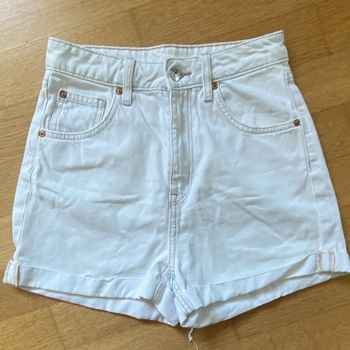 Kurze jeanshose weiß - kurze, jeanshose,