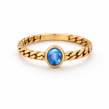 BILDSCHÖNER KETTENRING MIT 1