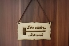Holzschild schwäbisch