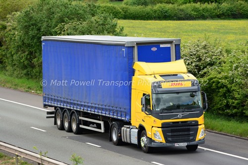 Lkw foto 12x8 volvo - lkw, dhl