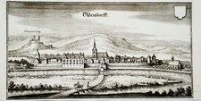 Hessisch Oldendorf Schaumburg  Merian Kupferstich 1647