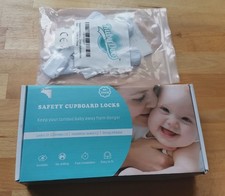 Norjews Magnetisches Schrankschloss 8 St. Schlösser Kindersicherung 3 Schubladen