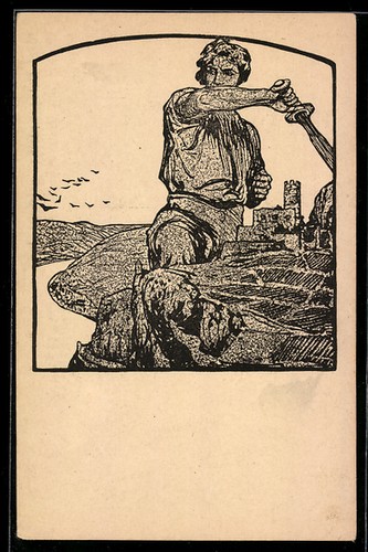 Künstler ernst liebermann - künstler-ak,