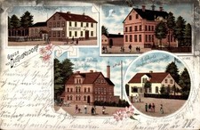Litho Diethensdorf Claußnitz, Gasthof Gottlob Kressner, Schule,... - 11119273