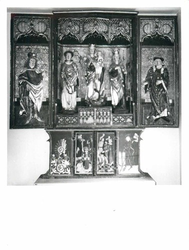 Gotischer schnitzaltar - ak,