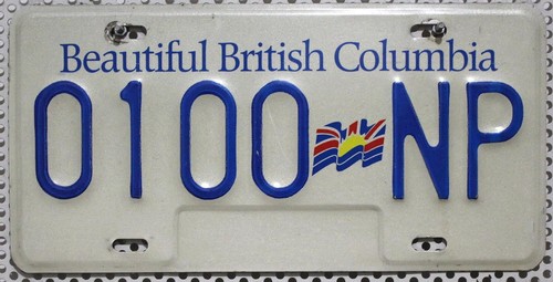 Nummernschild british columbia - nummernschild,