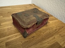 Antike velvet Schatulle mit