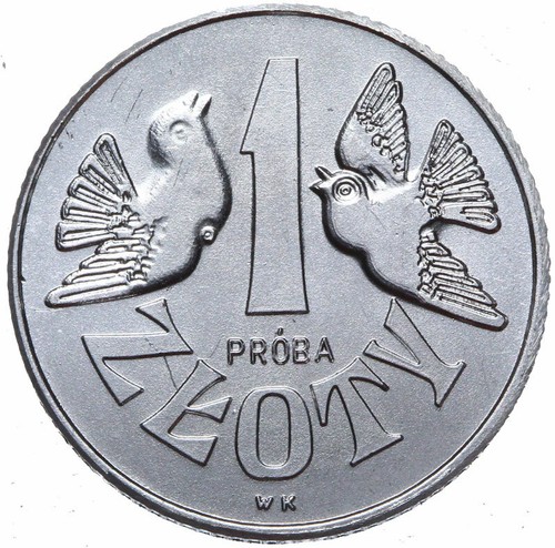 Polen münze 1 - 1, zloty