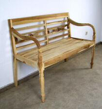 GARTEN-TERRASSEN-SITZBANK BANK HOLZ NATURBELASSEN B120 ANTIK-STIL HOLZBANK