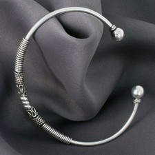 Armreif echt 925 Silber Wikinger Armspange Kelten Mittelalter Schmuck Armband