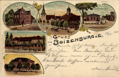 Litho boizenburg der elbe - der,