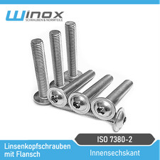 Linsenkopfschrauben mit